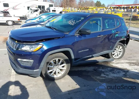 2018 Jeep Compass Sport Fwd from USA, damaged, VIN 3C4NJCAB9JT411955